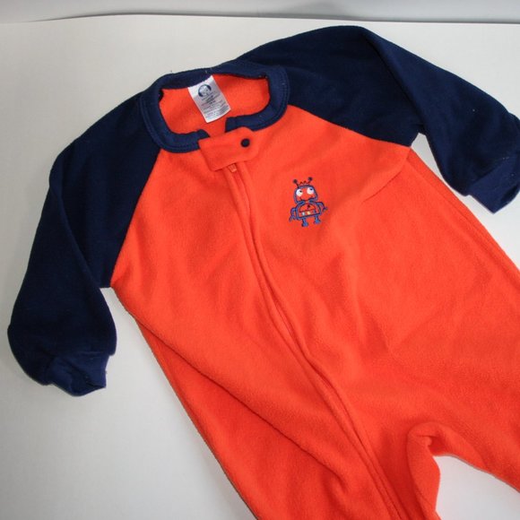 18M Robot Cool Footie Pajamas EUC Gerber Boy 2 pc! - Picture 9 of 16